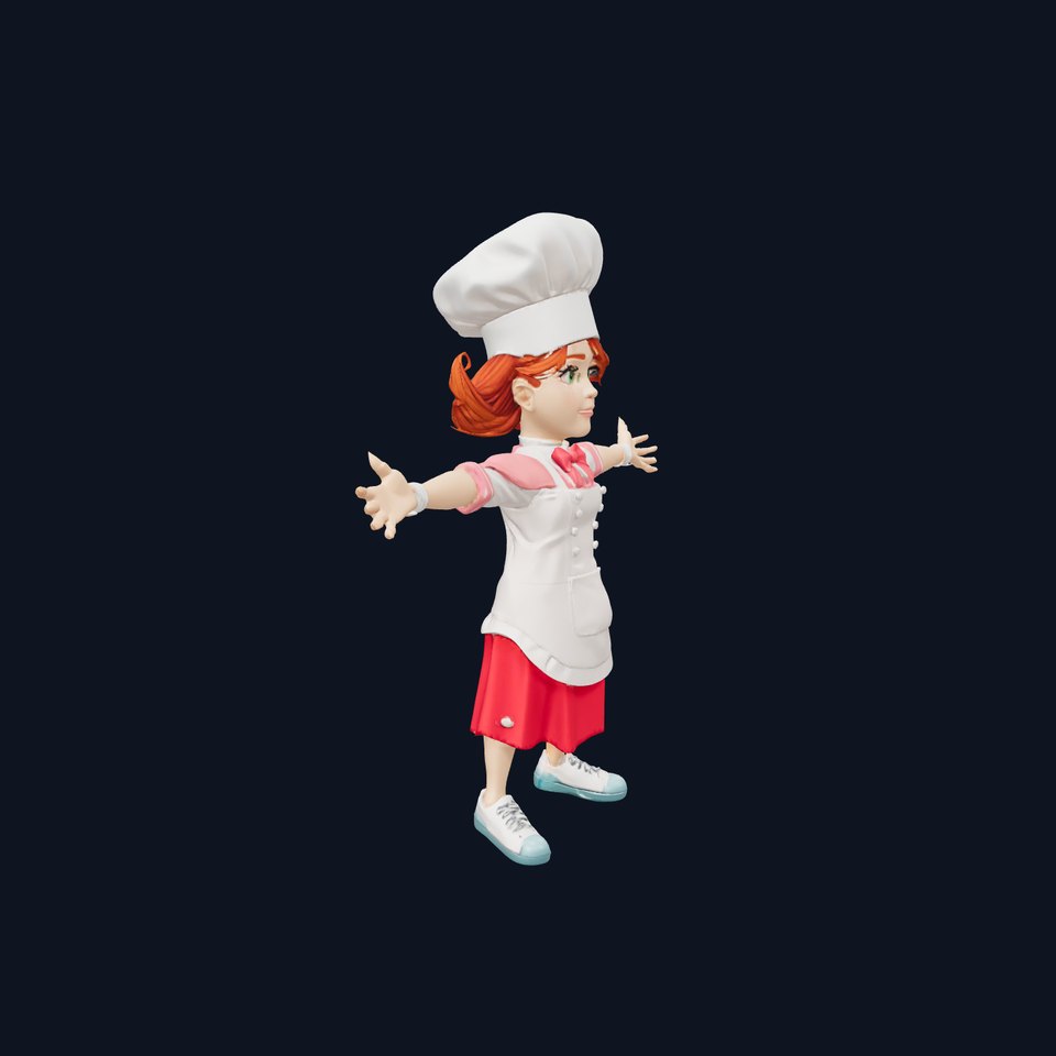 Animated Chef Character model pack